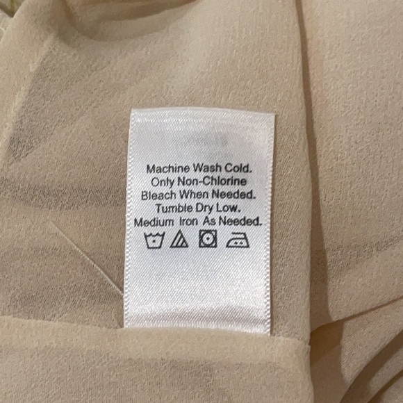 Cold Water Creek Green Floral Blouse - Picture 5 of 6